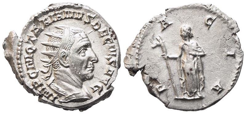 Trajan Decius (249-251), Antoninianus, Rome, 249-250; Ar (4,52 G; 22,7 MM; 6 H)