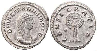 Anonimo, Divae Marinianae, Antoninianus di Valeriano I (Roma), 254-256