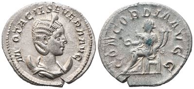 Otacilia Severa, Antoninianus coniato sotto Filippo I (Roma, 247 circa)