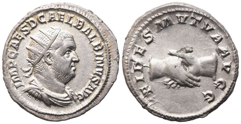 Balbinus, Antoninianus imperiale di Roma (c. aprile-giugno 238), AR