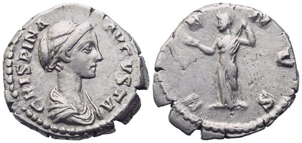 Crispina Augusta (177-182), Denarius, Rome, 180-182; AR (3,57 g; 18 mm; 12 h) 
