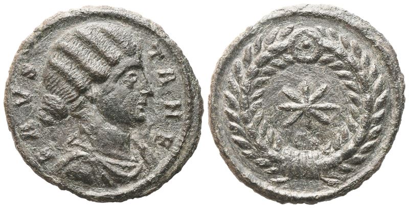 Fausta Augusta (324-326), Nummus Struck Under Constantine I, Thessalonica, 326; Æ (2,96 G; 18,8 M...