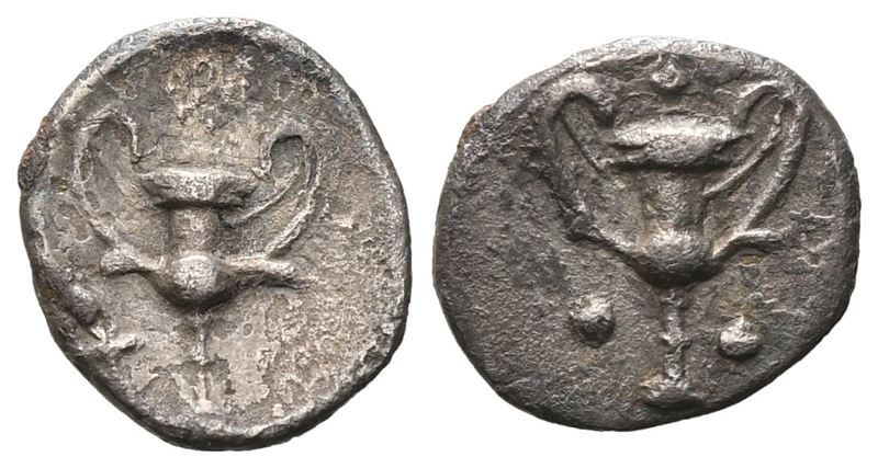 Southern Apulia, Tarentum, C. 280-228 Bc. Ar Obol (10 MM, 0.50 G).