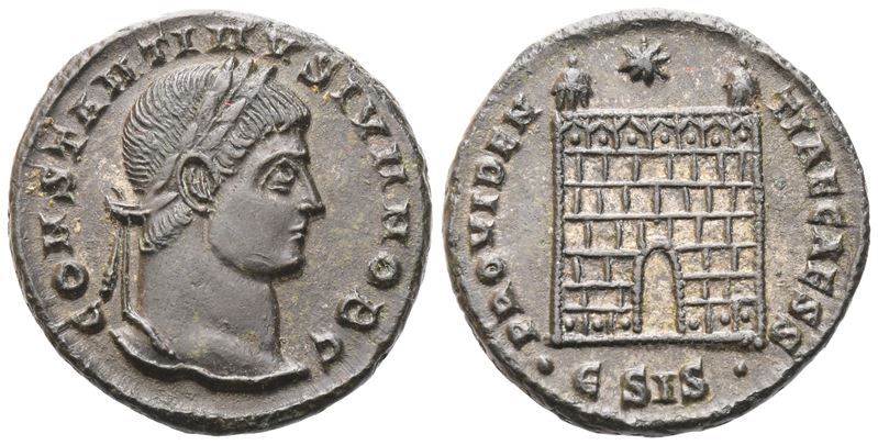 Constantine II As Caesar (316-337), Follis Struck Under Constantine I, Siscia, C. 326-327; Æ (3,2...