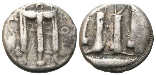 Bruttium, Kroton, c. 480-430 BC. AR Stater (19 mm, 6.66 g).