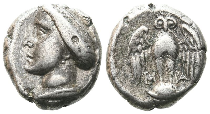 Pontos, Amisos, C. 300-125 Bc. Ar Drachm (15 MM, 4.11 G).