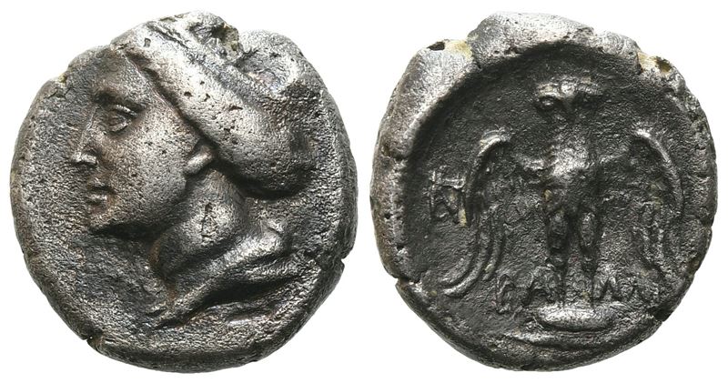 Pontos, Amisos, C. 300-125 Bc. Ar Drachm (15 MM, 3.72 G).