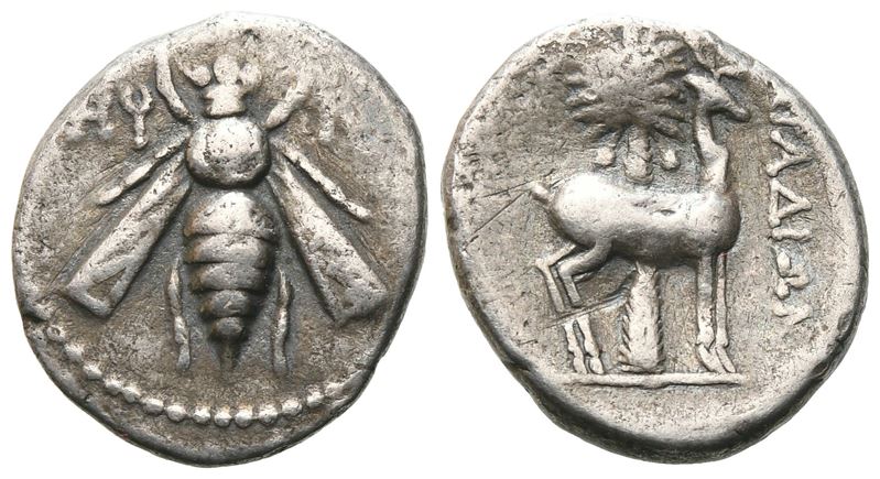 Phoenicia, Arados, C. 172/1-111/0 Bc. Ar Drachm (15 MM, 4.01 G), Year 98 (162/1 Bc).
