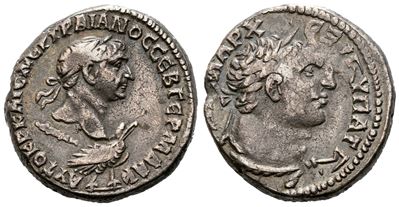 Trajan (98-117). Seleucis And Pieria, Antioch. Ar Tetradrachm