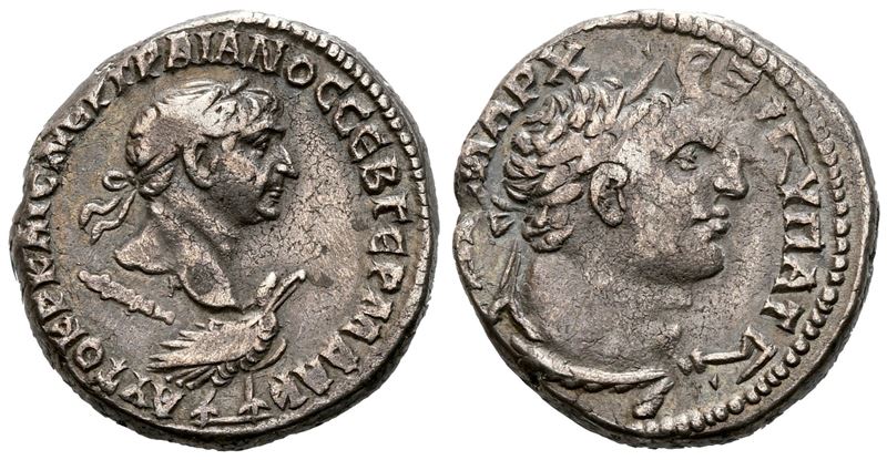Trajan (98-117). Seleucis And Pieria, Antioch. Ar Tetradrachm