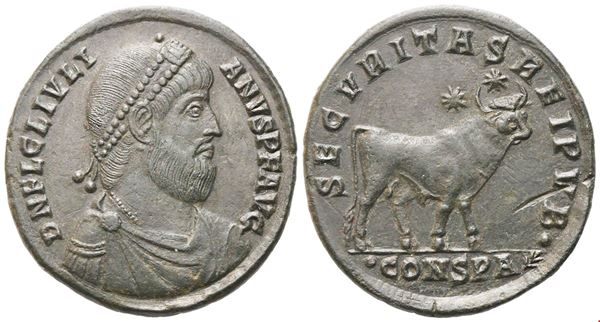 Julian II (361-363), Double maiorina, Constantinople, 362-363; Æ (8,92 g; 28,3 mm; 12 h)