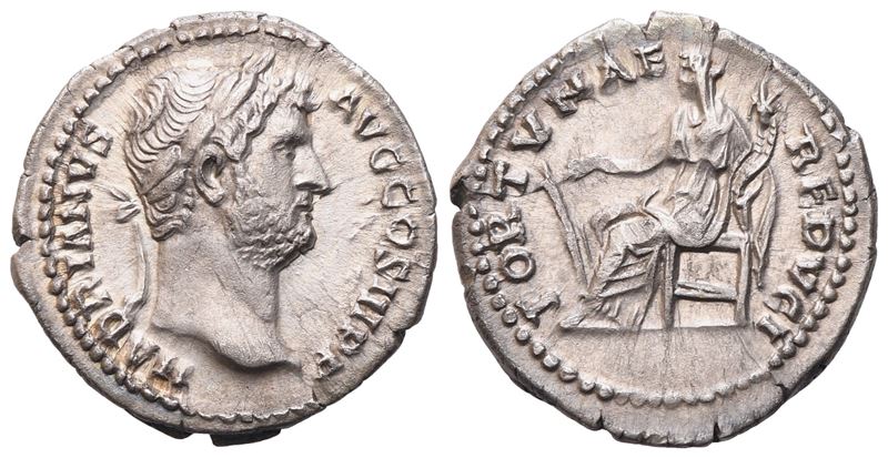 Hadrian (117-138), Denarius, Rome, 134-138; Ar (3,21 G; 18,4 MM; 6 H)
