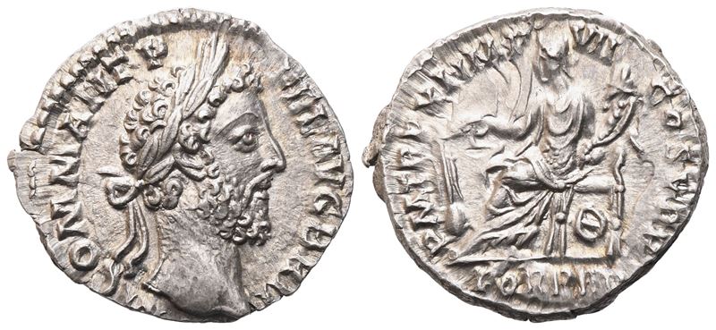 Commodus (177–192), Denario romano, Roma, AR (2,99 g; 18,3 mm)