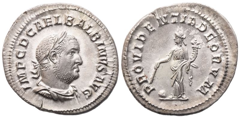 Imperatore Balbinus, Denario romano, c. aprile–giugno 238