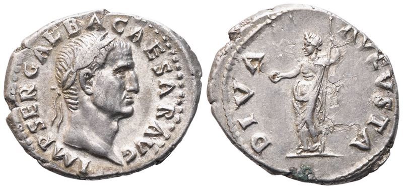 Galba, Denario romano (68–69), AR, Roma