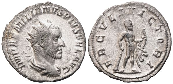 Aemilianus (235), Antoninianus, Rome, August - October 253; AR (3,15 g; 21,4 mm; 6 h)