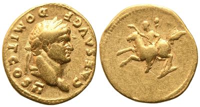 Domitian As Caesar (69-81), Aureus Struck Under Vespasian, Rome, 73; Av (7,05 G; 19,9 MM; 7 H)