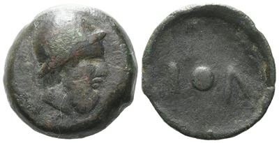 Islands Of Sicily, Lipara, C. 440-420 Bc. Æ Onkia (20 MM, 8.19 G).