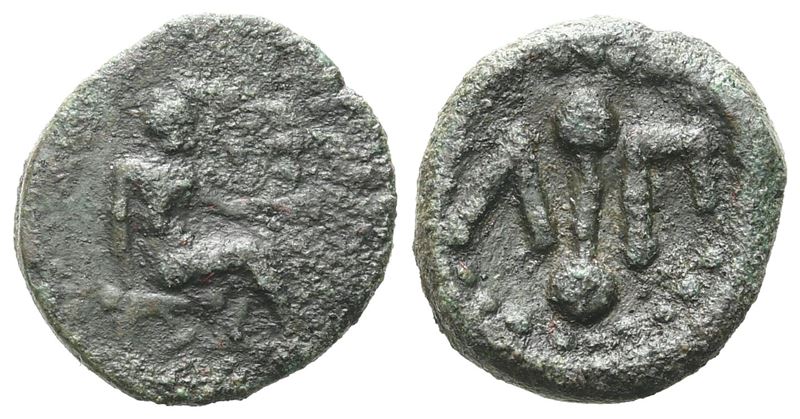 Islands Of Sicily, Lipara, C. 420-400 Bc. Æ Hexas (13 MM, 1.90 G).