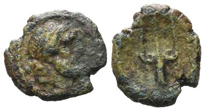 Islands Of Sicily, Lipara, C. 2nd-early 1st Century Bc. Æ (11 MM, 1.01 G).