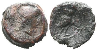 Islands Of Sicily, Lipara(?), C. 2nd Century Bc. Æ (16 MM, 4.26 G).
