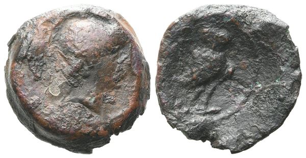 Islands of Sicily, Lipara(?), c. 2nd century BC. Æ (16 mm, 4.26 g).