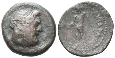 Islands Of Sicily, Lipara, C. 2nd-early 1st Century Bc. Æ (19 MM, 4.28 G).