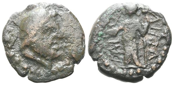 Islands of Sicily, Lipara, c. 2nd-early 1st century BC. Æ (18 mm, 3.54 g).