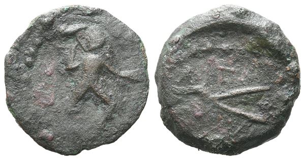Islands of Sicily, Lipara, c. 2nd-early 1st century BC. Æ (12 mm, 1.99 g).