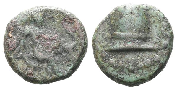 Islands of Sicily, Lipara, c. 2nd-early 1st century BC. Æ (11 mm, 1.48 g).