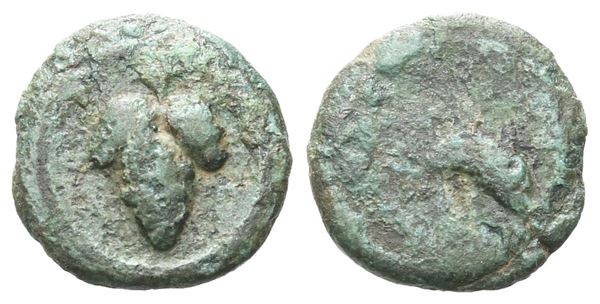 Islands of Sicily, Lipara, c. 289/7-252 BC. Æ (10 mm, 0.80 g).
