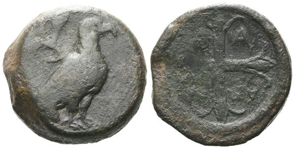 Sicily, Agyrion, c. 440-420 BC. Æ Hemilitron (23 mm, 17.01 g).