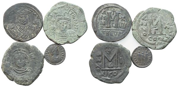  Lot of 4 Æ coins to be catalogued. Lot sold as is, no returns.