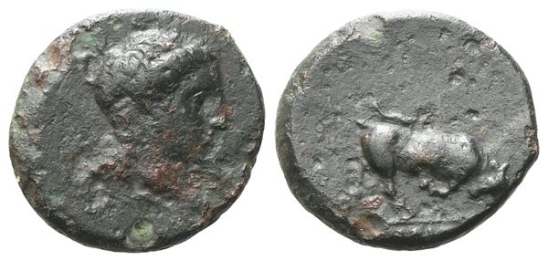 Sicily, Agyrion, c. 338-317 BC. Æ (13 mm, 1.68 g).