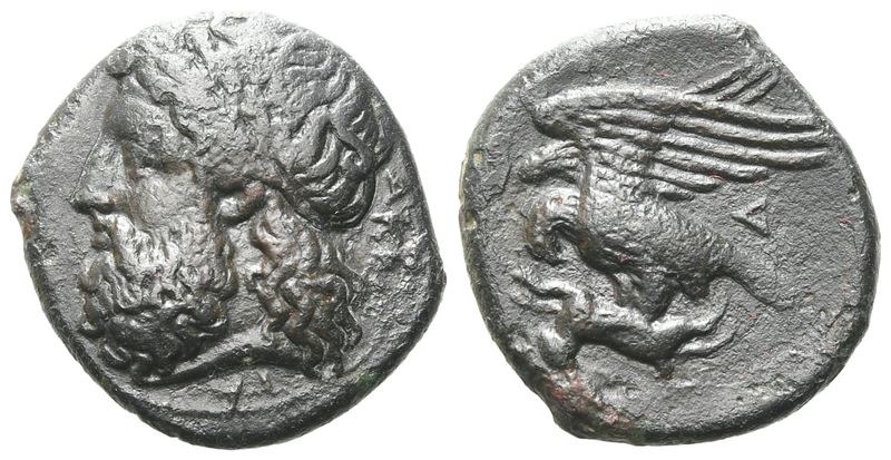 Sicily, Akragas, C. 338-317/287 Bc. Æ (19 MM, 4.94 G).
