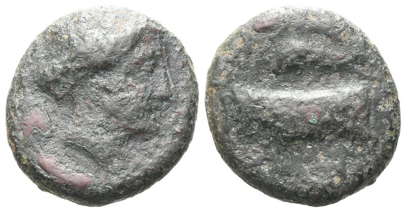 Sicily, Alaisa Katane, C. 402-400 Bc. Æ (16 MM, 4.90 G).