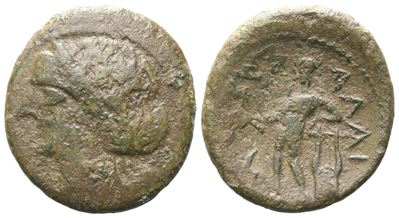Sicily, Alaisa Archonidea, C. 95-44 Bc. Æ (20 MM, 3.93 G).