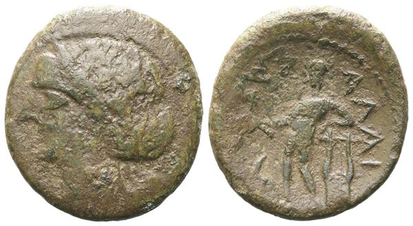 Sicily, Alaisa Archonidea, c. 95-44 BC. Æ (20 mm, 3.93 g).