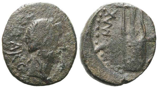 Sicily, Alaisa Archonidea, c. 44-30 BC. Æ (20 mm, 7.08 g).
