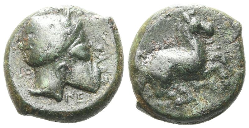 Sicily, Entella. Campanian Mercenaries, C. 345-338 Bc. Æ (17 MM, 5.40 G).