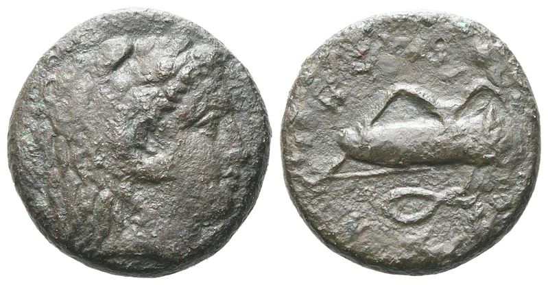 Sicily, Herakleia Minoa, C. 4th Century Bc. Æ (16 MM, 4.17 G).