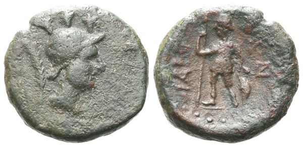 Sicily, Iaitos, c. 2nd century BC. Æ (16 mm,4.26 g).