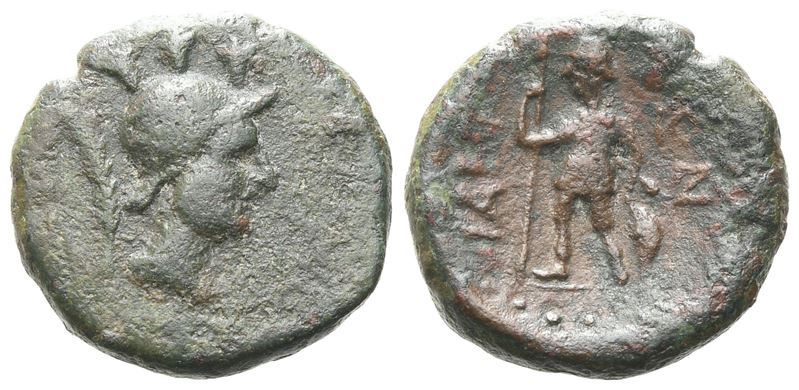 Sicily, Iaitos, C. 2nd Century Bc. Æ (16 MM,4.26 G).