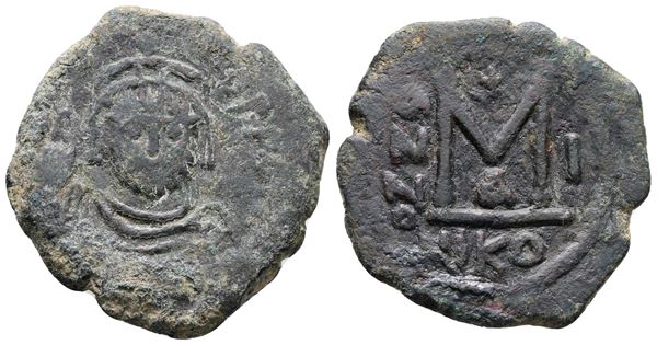 Heraclius (610-641). Æ 40 Nummi (30mm, 10.77g).