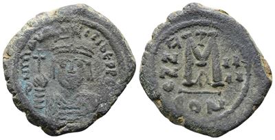 Maurice Tiberius (582-602). Æ 40 Nummi (27mm, 11.11g).