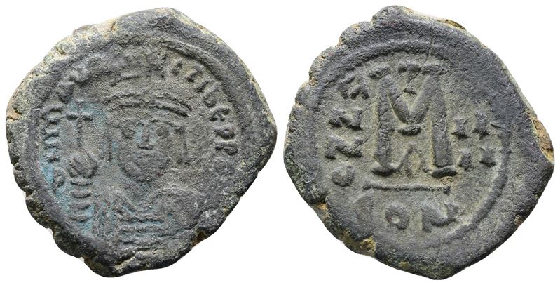 Maurice Tiberius (582-602). Æ 40 Nummi (27mm, 11.11g).