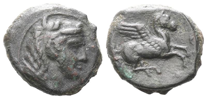 Sicily, Kephaloidion, C. 339/8-307 Bc. Æ (14 MM, 2.42 G).