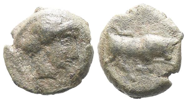 Sicily, Kimissa, c. 317-305 BC. Æ (12 mm, 2.47 g).