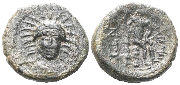 Sicily, Leontinoi, c. 2nd century BC. Æ (20 mm, 8.51 g).