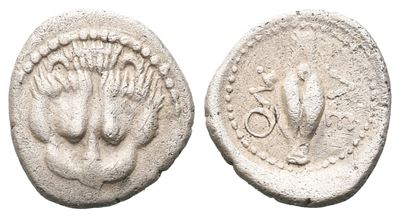 Sicily, Leontinoi, C. 476-466 Bc. Ar Litra (10 MM, 0.68 G).